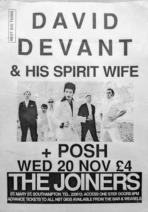 David Devant And His Spirit Wife poster from Southampton Joiners