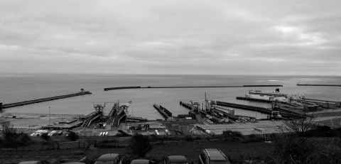 View over Dover harbour - click for full size