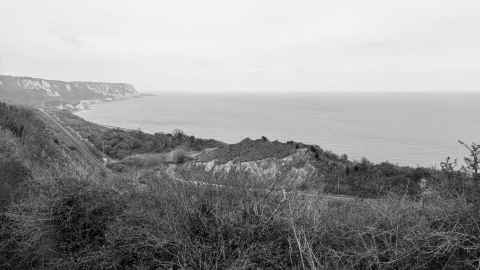 View towards Dover and France