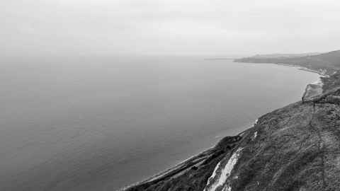 View back across Folkestone