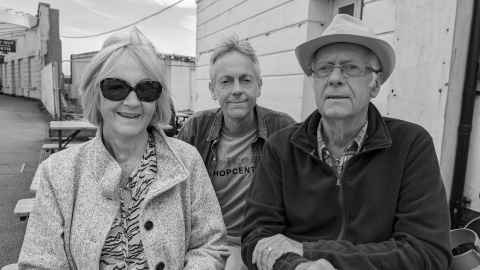 me and mum and dad at the harbour arm