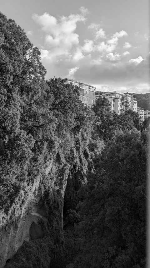 Ravine by the side of our hotel