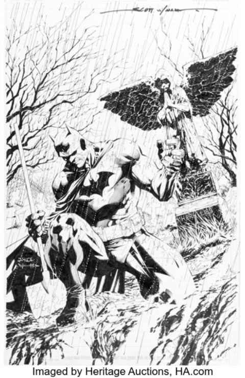 Batman original art