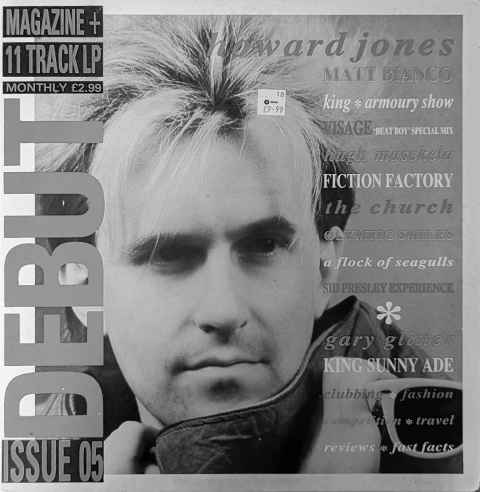 Vinyl and magazine combo I bought on a whim in a charity shop, Debut magazine with Howard Jones on the cover.