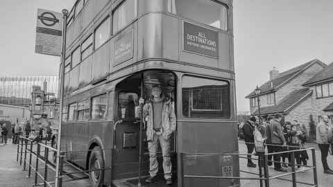 Me on the Knight Bus, Privet Drive in the background