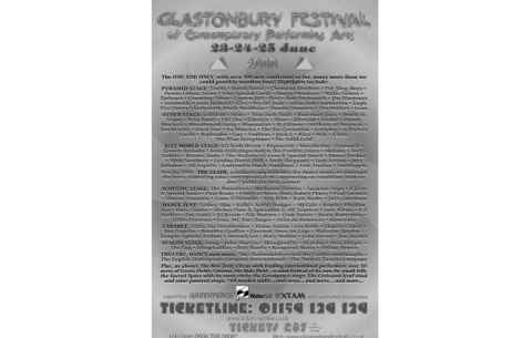 Glastonbury 2000 Poster