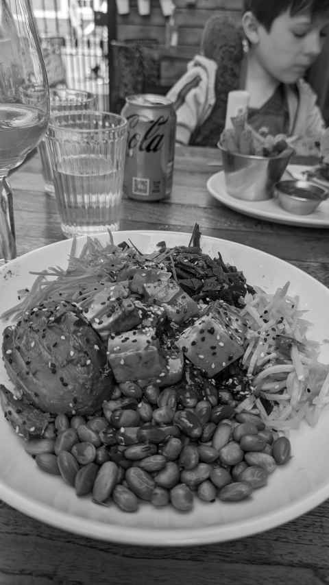 My buddha bowl dinner from The Greenwich Tavern