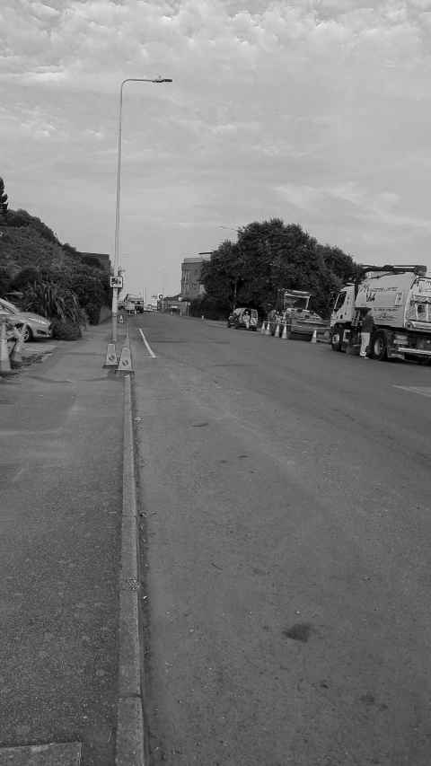 An empty looking Seabrook Road