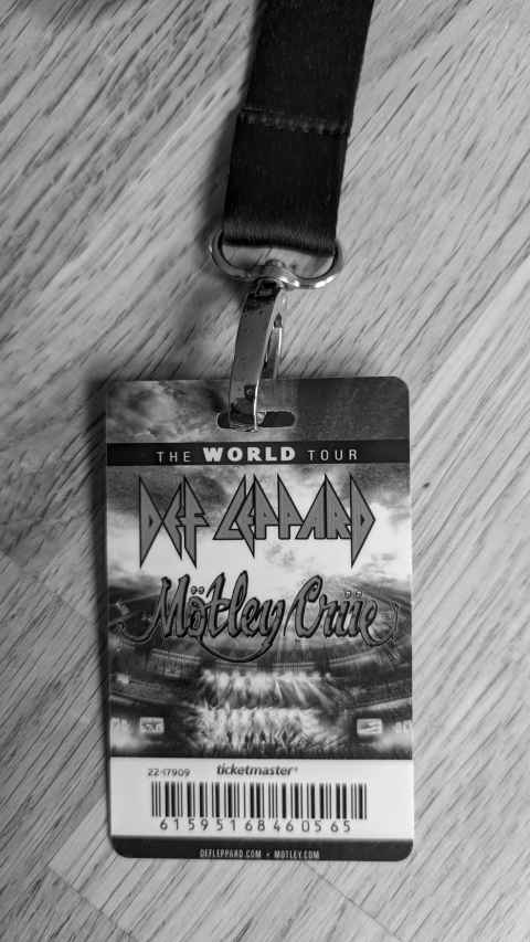 Motley Crue and Def Leppard souvenir ticket