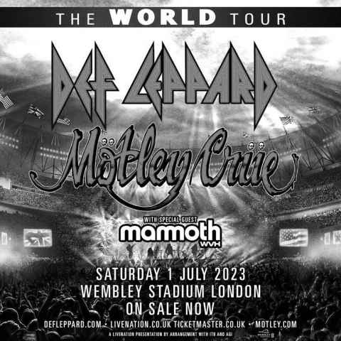 Motley Crue / Def Leppard tour poster