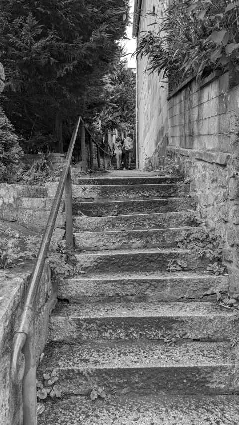 Stairs up from the bit of Bath we were in to where the car was. Actually there were lots more steps than this.