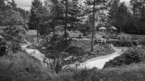 Lovely picture of the raging rapids at Center Parcs