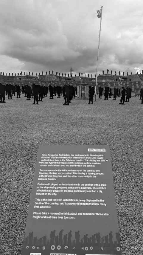 Standing With Giants memorial at Fort Nelson