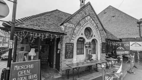 The Waterworks micropub in Rye