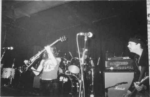 Justin Hawkins on stage in my t-shirt