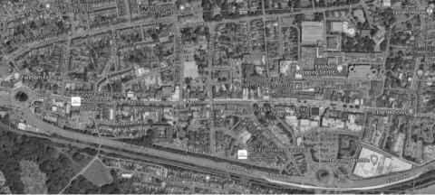 Map of Fareham dispersal order area