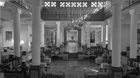Lobby bar area of Sol Oasis Marrakech