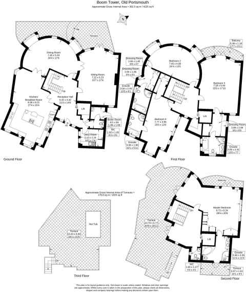 Floorplan of Boom Tower in Old Portsmouth