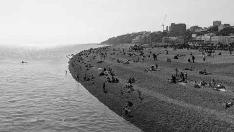 View from Folkestone Harbour Arm