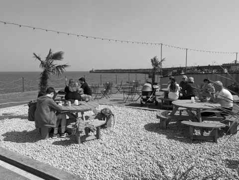 View from The Board Room bar in Folkestone