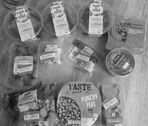 Loads of free food from Tesco