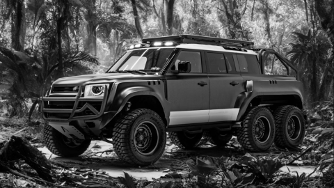 6 wheeled World Ender Landrover