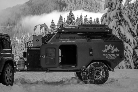 Rugged woolly mammoth caravan thing