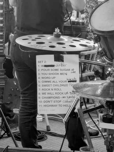 Mafia set list