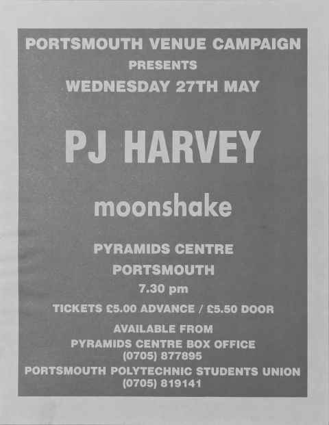 PJ Harvey flyer 1992