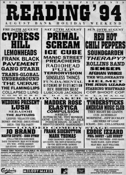 Reading 1994 poster