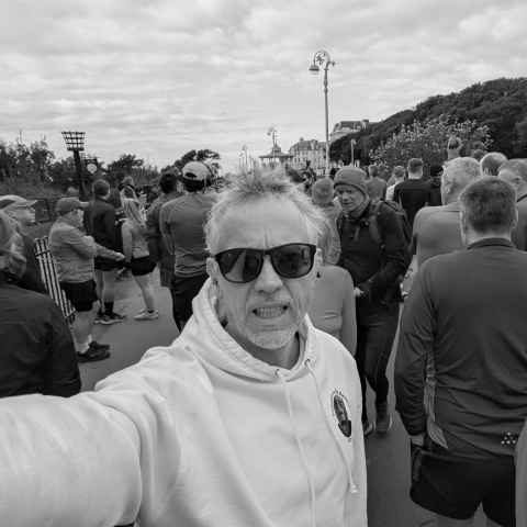 Me lining up for parkrun today