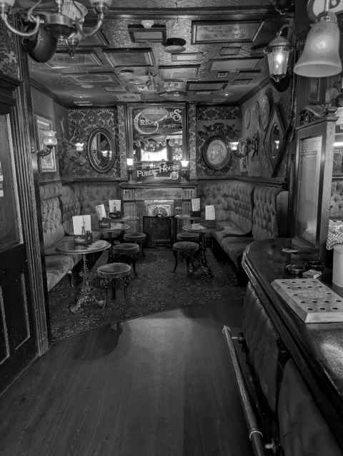 Lovely interior in The Cricketers