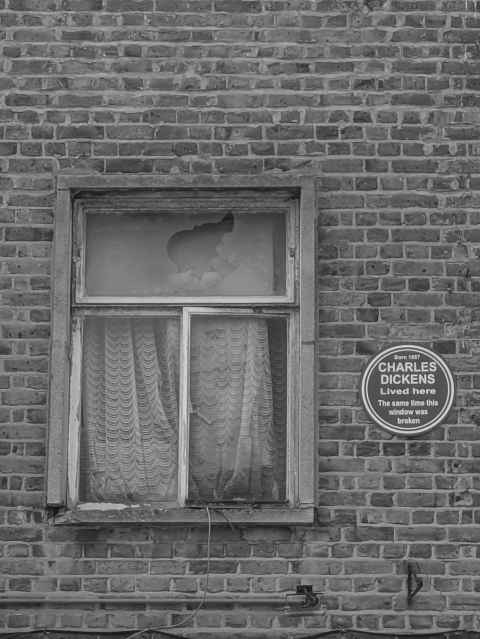 Charles Dickens blue plaque, possibly