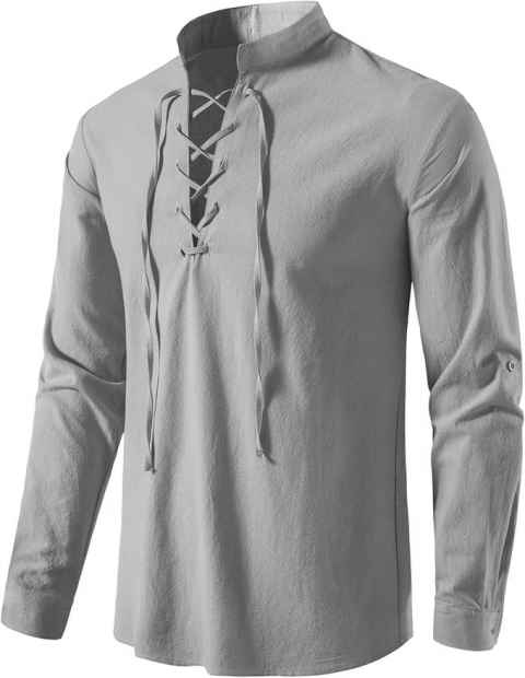 A weird lace up mediaevel shirt