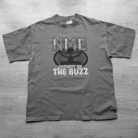 NME Caught By The Buzz 1995 Glastonbury t-shirt, front