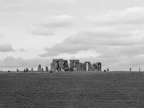 Stonehenge, from the coach window