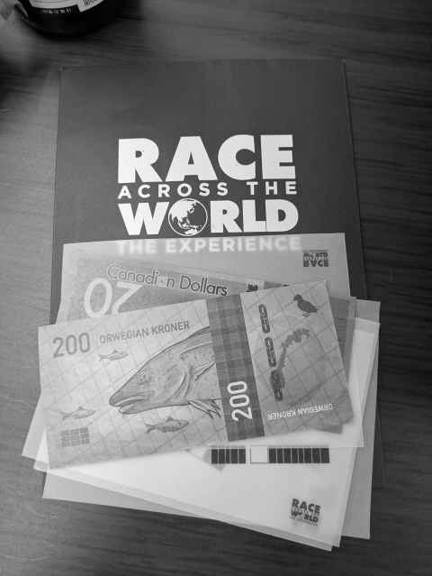 Race Across The World props