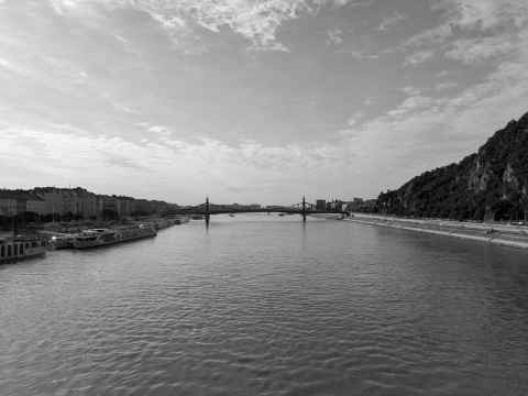 View down the Danube