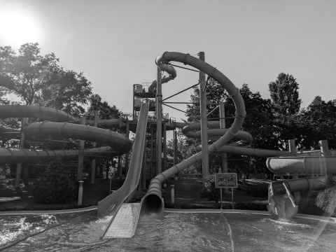 Waterslides in Budapest