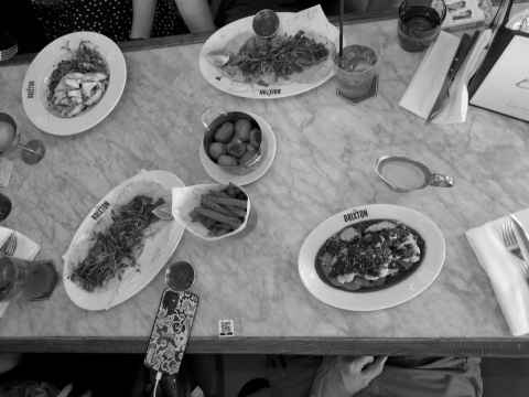 Food in Brixton House in Bratislava