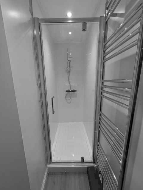 New shower