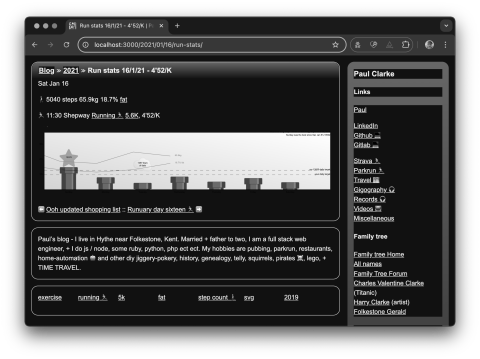 Screenshot of the old page before the 2026 rebuild
