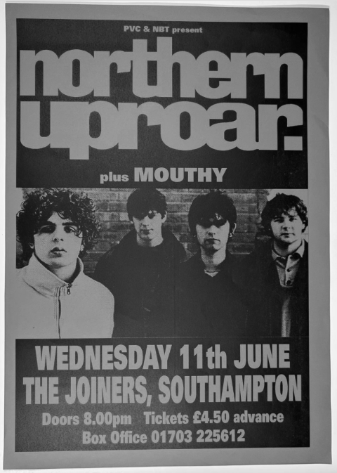 Northern Uproar poster Southampton Joiners