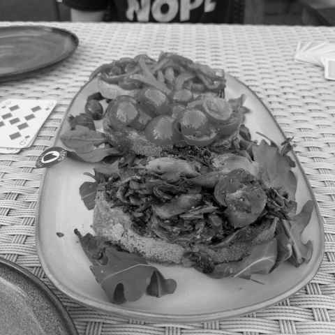 Bruschetta starter in Marchiara