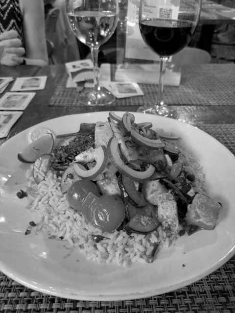 Vegan red curry in Local