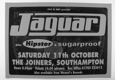 Jaguar poster from The Joiners 1997