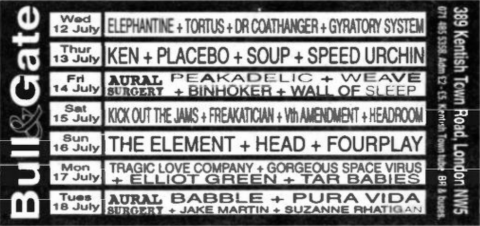 Bull and Gate advert